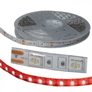 5050 300LED IP65 12V RED, Светодиодная лента 5050, 300 LED, IP65, 12 В, цвет красный, длина 5 м