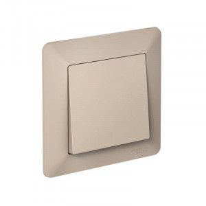 ATLASDESIGN AIR 1-постовая РАМКА, ПЕСОЧНЫЙ/дымчатый белый ATN221201