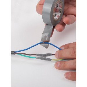 ПВХ-изолента 19мм*20м серая (10/200/6400) Б0039315