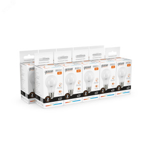 Лампа светодиодная Elementary 10Вт A60 грушевидная 3000К тепл. бел. E27 880лм 23210