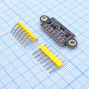 B12-Датчик цвета на TCS3472, TCS3472 - датчик цвета с инфракрасным фильтром позволяет различать цвета окружающих предметов, цветовую температуру по Кельвину, освещенность в люксах.