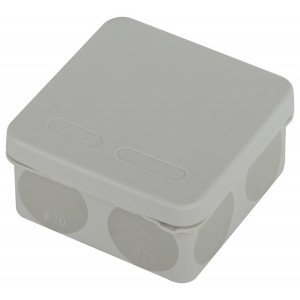 Распаячная коробка KOR-80-80-40-9g-2MP двухкомпонентная безгалогенная атмосферостойкая 80х80х40мм прямой монтаж1шт Б0060290