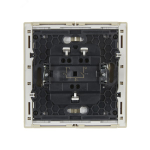 FORTE&PIANO Выключатель 2-клавишный 10А FP405 ваниль IEK FP-V20-0-10-1-K10