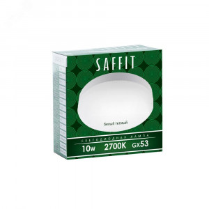 Лампа светодиодная LED 10вт GX53 теплый таблетка 55227