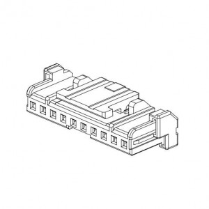 505570-0401, Проводные клеммы и зажимы MicroLockPlus 2mm SR Rec Hsg 4Ckt w/PsLck