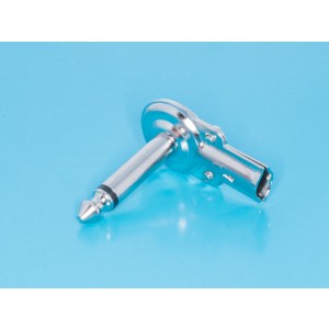 AUD-23, Штекер аудио 1/4" моно, металлический корпус, прямой угол