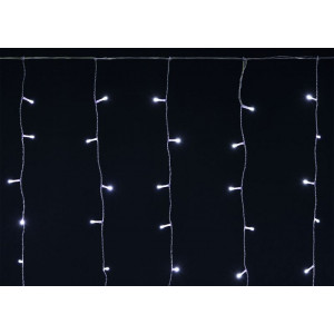 Гирлянда "Бахрома" 4.5х0.7м 200LED бел. IP44 провод прозр. 230В мерцание транзит LGDU321-2-200-L3-T-S-44