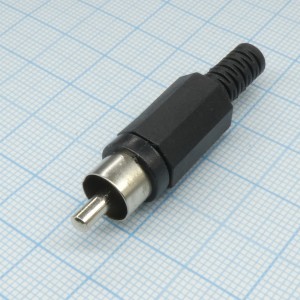 RP-405-B-EN, RCA штекер кабельный, разъем типа "тюльпан"