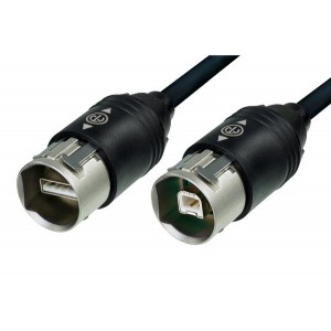 NKUSB-1, Кабели USB / Кабели IEEE 1394 PATCH CABLE PREASSEM W/USB AB 2.0 COMP 1M