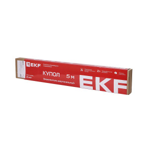 Заземлитель вертикальный безмуфтовый 5 м (5x1000 мм) TDZ EKF gc-28500