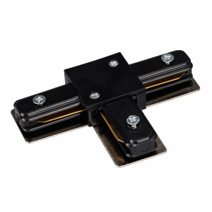 Коннектор тройной LGD-2TR-CON-T-BK (C) 022777, Т-образный черный коннектор для соединения 2TRA (на 2 провода) треков LGD. Без возможности подвода питания. 105х70х15мм. При использовании с треками и аксессуарами другой серии возможно отличие по цвету.