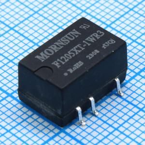 F1205XT-1WR3, Преобразователь DC/DC мощность, Вт: 1 вход 12В выход 5В/200мА изоляция: 3000В