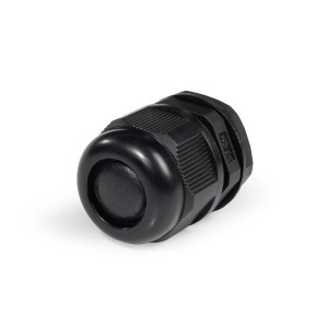 Кабельный ввод пластиковый МG 25 (13-18 мм), Ввод кабельный герметичный пластиковый с метрической резьбой М25х1,5, нейлон 6.6, IP68 для кабелей и проводов диаметром от 13 до 18 мм в корпусах щитового электрооборудования