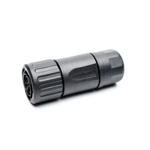 RTS6BS12N2S03, Стандартный цилиндрический соединитель PLUG STRAIGHT 2POS SOCKET CONTACT SZ 12