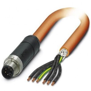 1414950, Кабели для датчиков / Кабели для приводов 6POS Power Cable Orange 1.5m