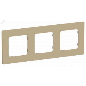 FLITE CLASSIC Рамка 3-местная РУ-3-К-ФлХ хаки IEK FI-M32-32-20-K59
