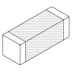 LI1806E101R-10, Ферритовые фильтры 100ohms 100MHz .5A Monolithic 1806 SMD
