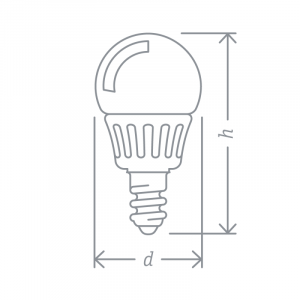 Лампа светодиодная 94 476 NLL-P-G45-5-230-2.7K-E14 5Вт шар 2700К тепл. бел. E14 330лм 176-264В 94476