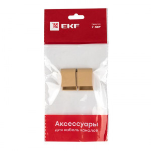 Заглушка (20х10) (4 шт) светлое дерево EKF-Plast