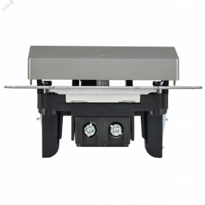 Выключатель 1-кл. СП BRITE ВС10-1-1-БрС 10А с инд. сталь BR-V10-1-10-K46