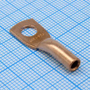 Наконечник кабельный ТМ 2,5-5-2,6, Наконечник кабельный медный кольцевой М5 под опрессовку проводов сечением до 2.5 мм2