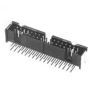 5103311-2, Соединитель защищенный (4 стороны) 14 контакт(-ов) 2.54мм луженый угловой монтаж в отверстие туба