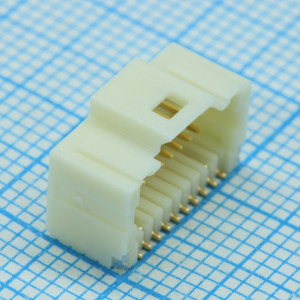 5015712007, Разъем типа провод-плата 20 контактов шаг 1мм угловой для поверхностного монтажа серия Pico-Clasp лента на катушке