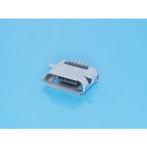 USB/MC-1J, Разъем micro USB, гнездо на плату, поверхностный монтаж, 5 контактов