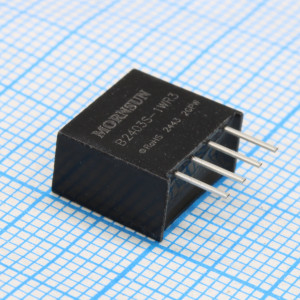 B2403S-1WR3, Преобразователь DC/DC мощность, Вт: 1 вход 24В выход 3.3В изоляция: 1500В