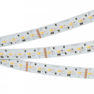 Лента RT-GM288-12mm 24V RGBW-MIX (19.2 W/m, IP20, 3838/2216, 5m) 028258(2), Светодиодная лента 5-в-1 RT-GM288, открытая. Светодиоды 3838/2216, 288 шт/м (1440 шт на 5 м), белая плата, ширина 12 мм, скотч 3M. Цвет RGBW-MIX, цветопередача CRI>90, угол 120°. Питание 24V, мощность 19.2 Вт/м (96 Вт на 5 м). Размеры 5000x12x1.9 мм. Мин.