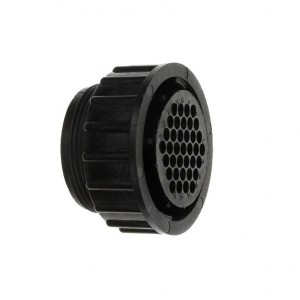 182923-1, Корпус круглого разъема 37 позиций со свободно висящей (прямой) соединительной гайкой