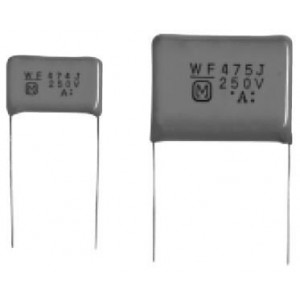 ECW-F4304HB, Пленочные конденсаторы 400VDC 0.3uF 3% MPP L/S=17mm