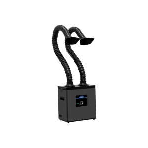 ST-1202, Двухканальный дымоуловитель, 180Вт, механическое управление