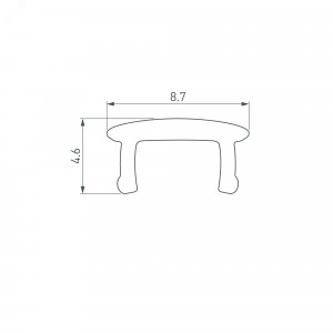 Экран SL-KANT-H16 ROUND OPAL 024038, Полукруглый матовый экран к профилю SL-KANT-H16. Материал - поликарбонат. Светопропускание - 64%. Длина - 2000 мм. Цена за 1 м.