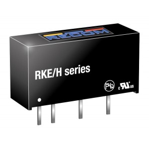 RKE-0505S/H, Isolated DC/DC Converters 1W 05VIN 05VOUT200mA THT