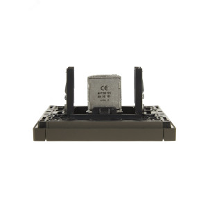 FORTE&PIANO Розетка TV проходная FP329 серый IEK FP-A10-P-K03