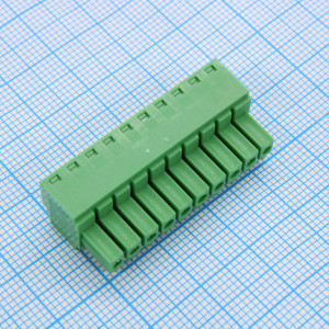 15EGTK-3.5-10P-14-00, Разъемный клеммный блок, 10 контактов. Серия 15EGTK-3.5