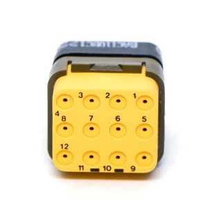 BACI10BC1220PNB, Прямоугольные соединители стандарта Mil DMC INS P 12C 12#20 N LC