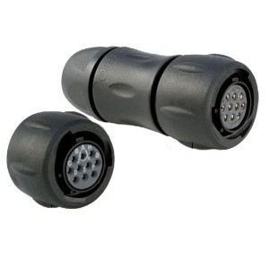 UTS6JC1210S, Стандартный цилиндрический соединитель 10P Strt Socket Plug Backshell Size 12