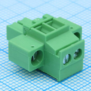 15EDGKBM-3.5-02P-14-100A(H), Разъемный клеммный блок. Серия 15EDGKBM-3.5 2 контакта