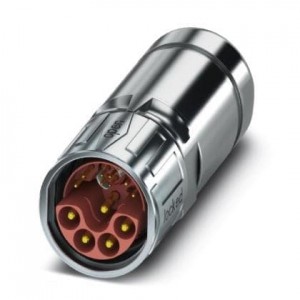 1621538, Цилиндрические метрические разъемы Male Cable Conn M23 Hybrid 8+4+PE