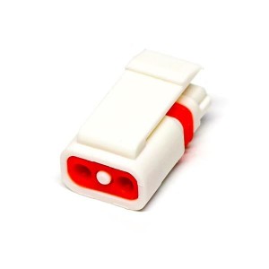 1-2834074-2, Осветительные коннекторы 2P PLUG, MINI IP67 CONN.WHITE