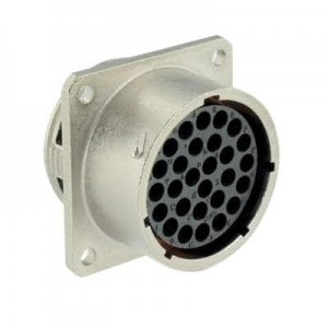 UT002028PYH, Стандартный цилиндрический соединитель 28P Size 20 Wall Mount Receptacle
