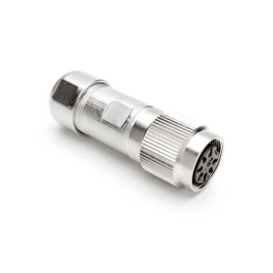 C091 31D008 101 4, Цилиндрические разъемы DIN 8 POS SOLDER W 6-8MM CABLE DIA