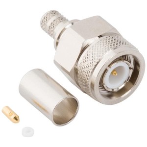 031-6825, РЧ соединители / Коаксиальные соединители TNC Strt Crimp Plug for LMR-240, 50 Ohm