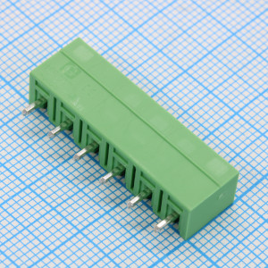 15EGTVC-5.08-06P-14-00, Разъемный клеммный блок на плату 6 контактов, Серия 15EGTVC-5.08