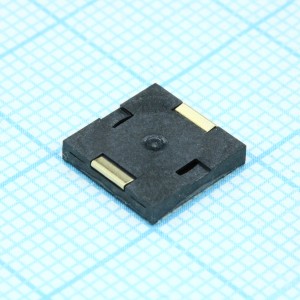PKMCS0909E4000-R1, Пьезоизлучатель звуковой 65dB(±1.5Vo-p,4kHz,square wave,10cm) ±12.5Vo-p max  9mm*9mm*1.9mm