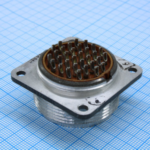 2РМД33Б32Ш5В1, Соединитель  цилиндрический низкочастотный негерметичный