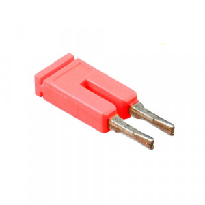 Соединительная перемычка IVB WTP 1,5-2 RD, Соединительная перемычка, 2 полюса, изолированная, вилочная, для клемм: WTP 1,5 I…, цвет: красный