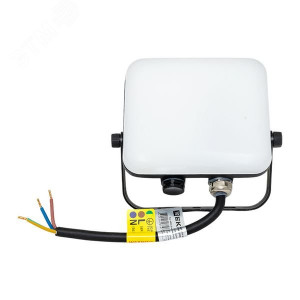 Прожектор светодиодный СДО-4002 20Вт 4000К IP65 с равномерной засветкой LUMA EKF FLL-4002-20-4000